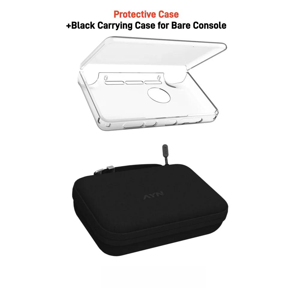 AYN THOR Gaming Console Accessory Bundle Ergonomic TPU Grip + Shockproof Carry Case + HD Tempered Glass Screen Protector