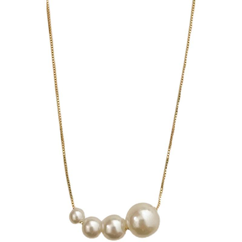 Elegant Pearl Necklace 2025: Women's Clavicle Chain with Unique Design – Simple, Trendy Accessory