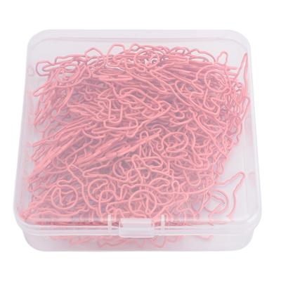100 SZTUK Klips do papieru do butelek dla dzieci Drut żelazny Wielofunkcyjny kolekcjoner klipsów do papieru ze schowkiem dla