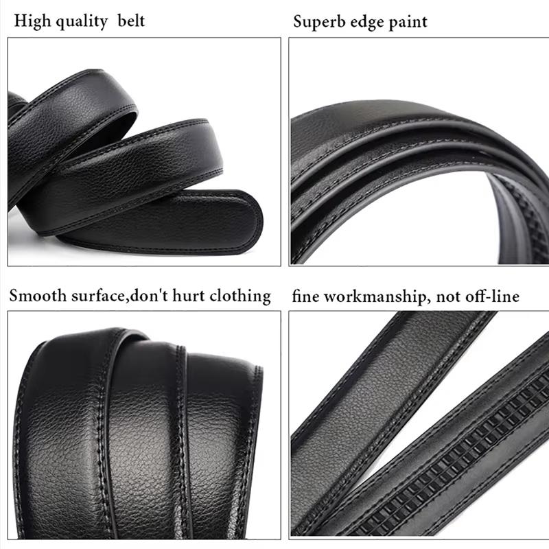 Men's Quality Belt, Luxury Belt, Black Men's Automatic Buckle, Jeans Men's Belt, Suit Belt