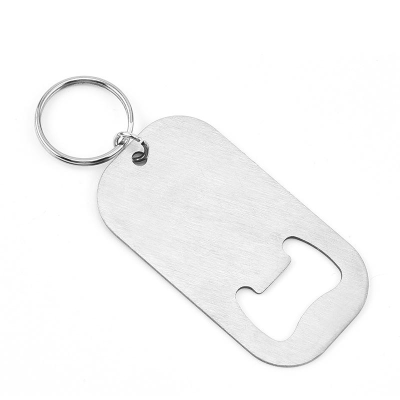 Stainless Steel Multi-Functional Bottle Opener Screwdriver Keychain Pendant