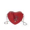 Personalized Love Bag 2025 New European and American Fashion Niche Versatile Chain Pu Fashion Small Satchel Women's Shoulder Bag