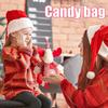 Christmas Goodie Bags 3 Pieces Santa Snowman Elk Goodie Bags Reusable Baking Snack Pouch For Kids Cookie Chocolate Popcorn Food