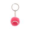 6 Color Key Chain Tennis Ball Metal Keychain Car Key Chain Key Ring sports chain sliver color pendant