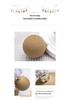 6cm Flocked Christmas Tree Ball Ornament