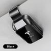 Alloy Magnetic Car Visor Sunglasses Holder Clip Eyeglasses Hanger for Model 3 Model S Model X Model Y Cybertruck Roadster