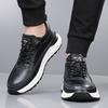 Fashion Genuine Leathe Men Sports Shoe Lace Up Casual Sneakers Non-slip Training Footwear Leisure Male Treking Footwear Walking Trainers