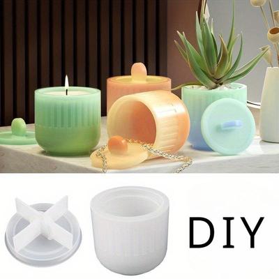 Molde de silicone para artesanato faça você mesmo Molde de resina epóxi Moldes para caixa de joias Moldes de copo de silicone para recipiente de armazenamento de caixa de joias