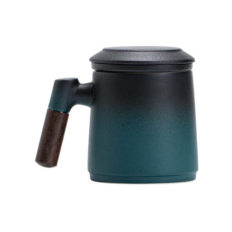 Ceramic Tea Infuser Cup with Lid