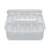 Reptile Breeding Incubator 12 Grids Amphibians Hatchery Box Case Transparent Amphibians Incubation Tray For Gecko Lizards Snake