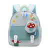 Kids Mushroom Preschool Backpack Cartoon Print Wear Resistant Polyester Fabric