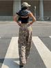 Spring/Autumn Sexy Girl Women's New High Waist Wide Leg Pants Loose Fit Slimming Casual Overknee Long Pants