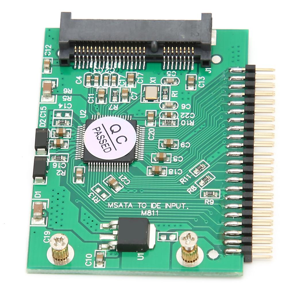 Adapter Card Mini PCIE MSATA SSD to 44 Pin IDE Hard Disk Converter Reader Computer Accessories
