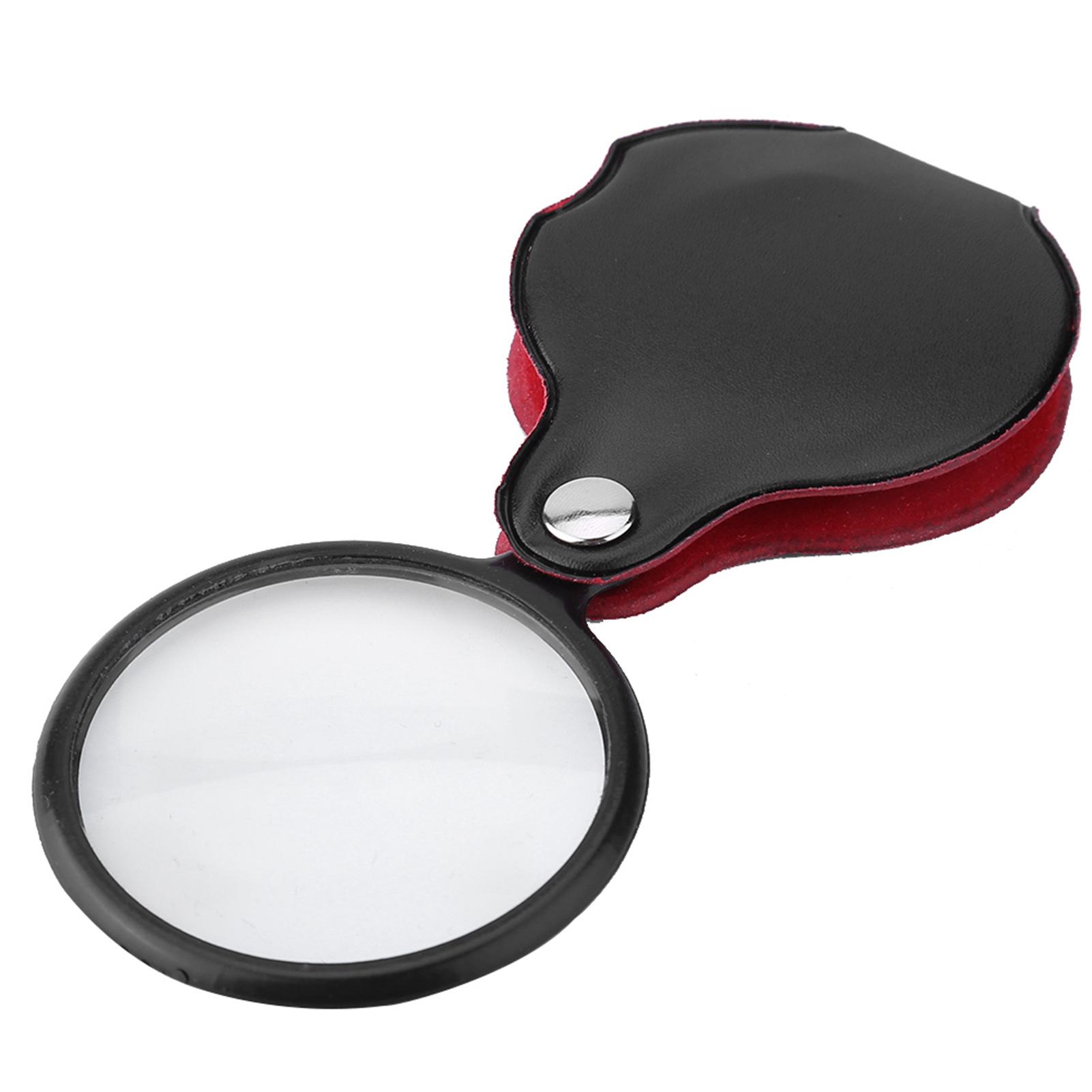 

8X Міні складна кишенькова лупа для ювелірних виробів, збільшувальне скло, лупа з мішечком