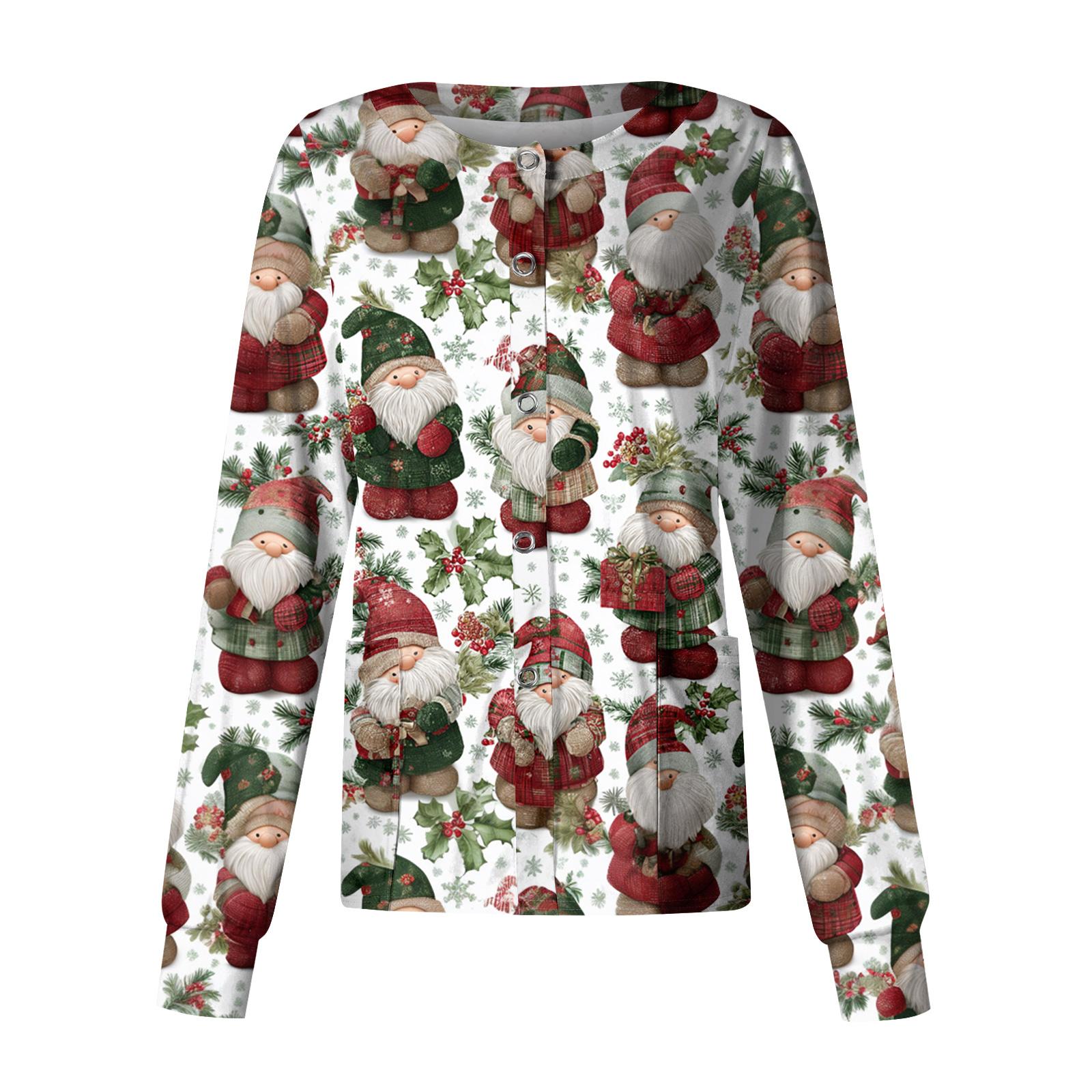 

Женский повседневный однобортный топ с длинным рукавом и принтом Dry-nurse S