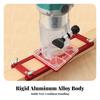 Adjustable Woodworking Slotting Guide Bracket Accurate Router