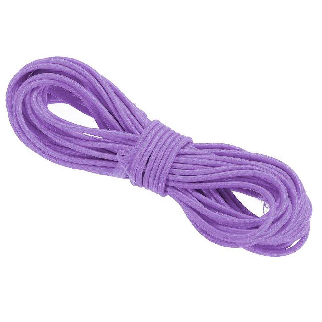 11 Yards Bungee Cord Elastic Cord Heavy Stretch String Rope 1/8"  for Crafting DIY Sewing Hook Straps Camping Tie Down Strap