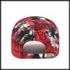 Baseball CZ087 [White Fang] Hat, Cap, Graffiti, Rock, Brim, Cap, Stylish, Pop, Cool, Men's, Women's, (Black)