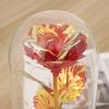 Eternal Flower Glass Cover Gold Foil Flower Led Light Rose Qixi Festival Valentine's Day Creative Gift