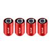 For Volvo 4Pcs Aluminum Alloy Car Tire Air Valve Stems Caps For Volvo Xc60 Xc90 V40 V60 S60 V50 V90 S80 C40 XC40 V70 XC70 C30 EX KM7