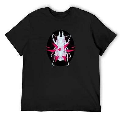 T-shirt Scarabée T-shirts drôles noirs coton homme t-shirts t shirt hommes