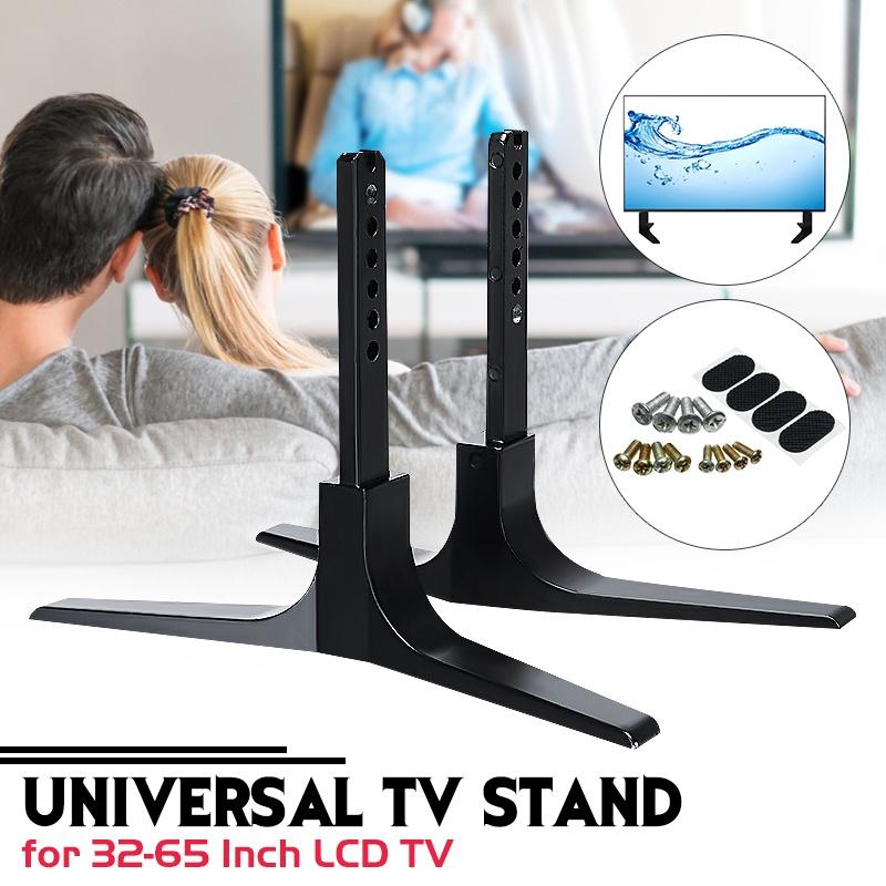 Nastavitelný Univerzální Stojan Držák na TV 240X166X110MM Výška Pro 32-65 Palcové LCD Ploché Obrazovky Stolní Podstavec Snadná Instalace