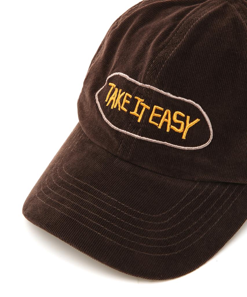 IL CORSO Take It Easy Corduroy Ball Cap Dark Brown Iehe5F001W3