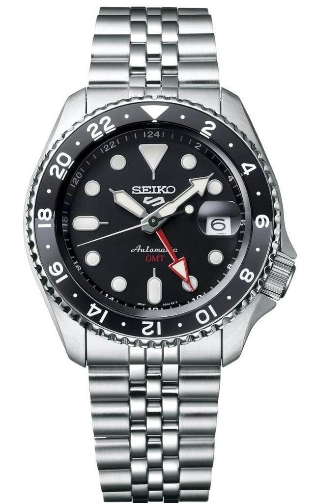 Seiko SEIKO5 Sports Mechanical SSK001K1 Product GMT Movement Black Automatic Manual Winding SKX Sports Style (Domestic Number SBSC001) [Item]