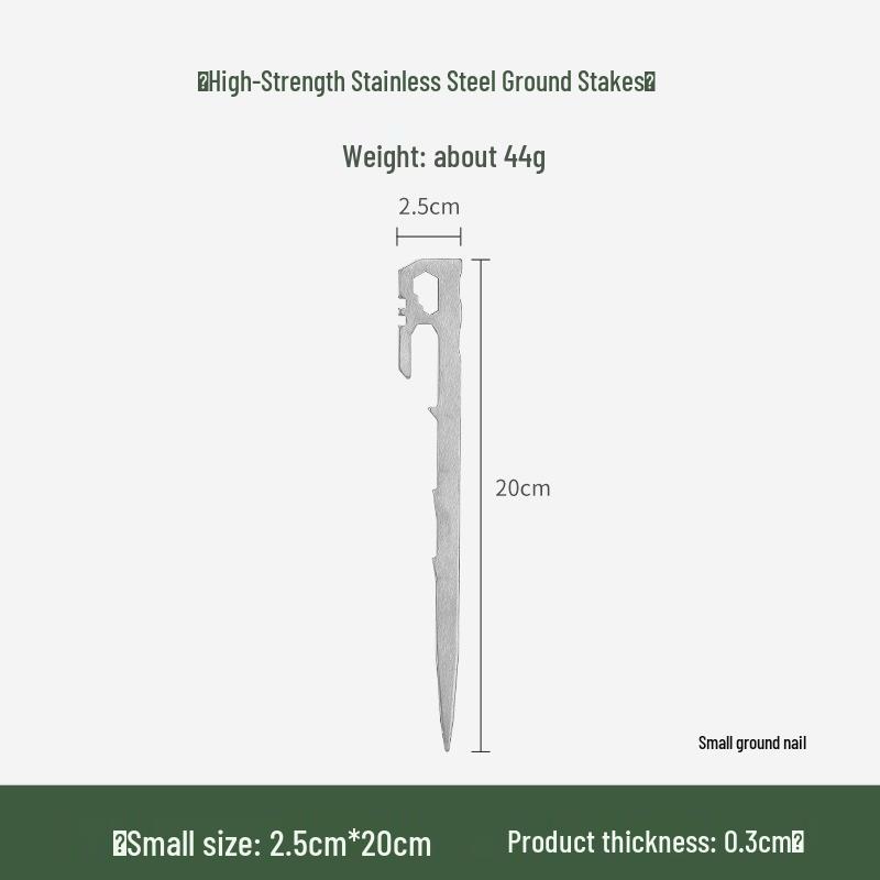 Stainless Steel Large Tent Ground Stakes for Camping