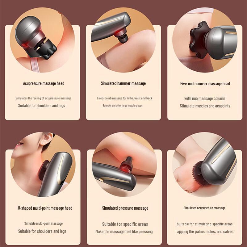 SENBAIWEI Electric Handheld Dolphin Percussion Massager