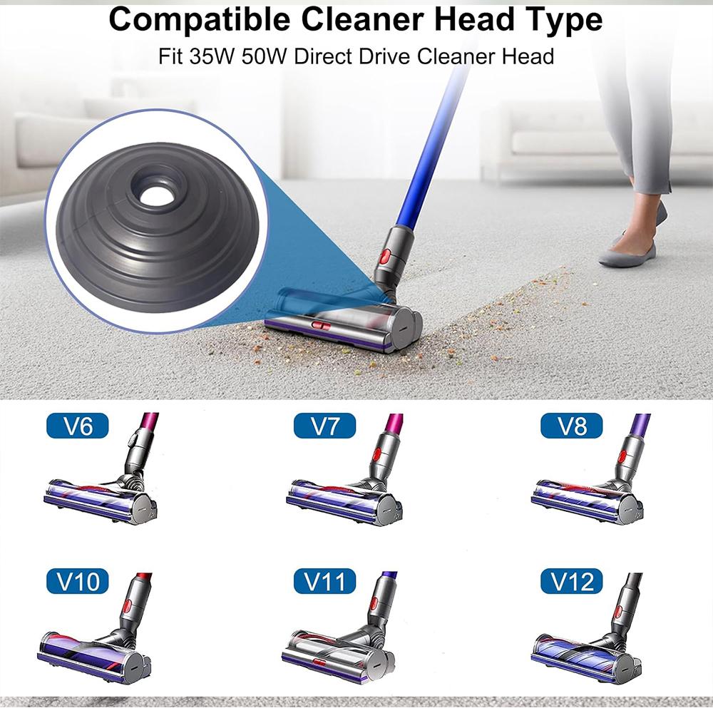 Akcesoria do kół V-Ball do odkurzacza Dyson V6 V7 V8 V10 V12 DC58 DC59 DC62 35W 50W Koła głowicy czyszczącej z napędem bezpośrednim