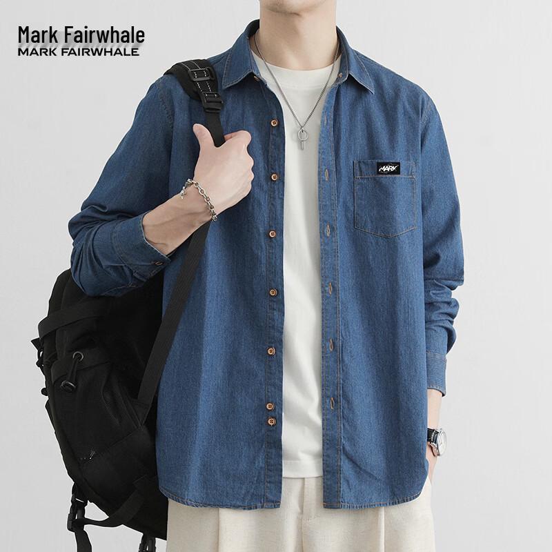 MARK FAIRWHALE Men s Loose Fit Casual Shirt 3XL