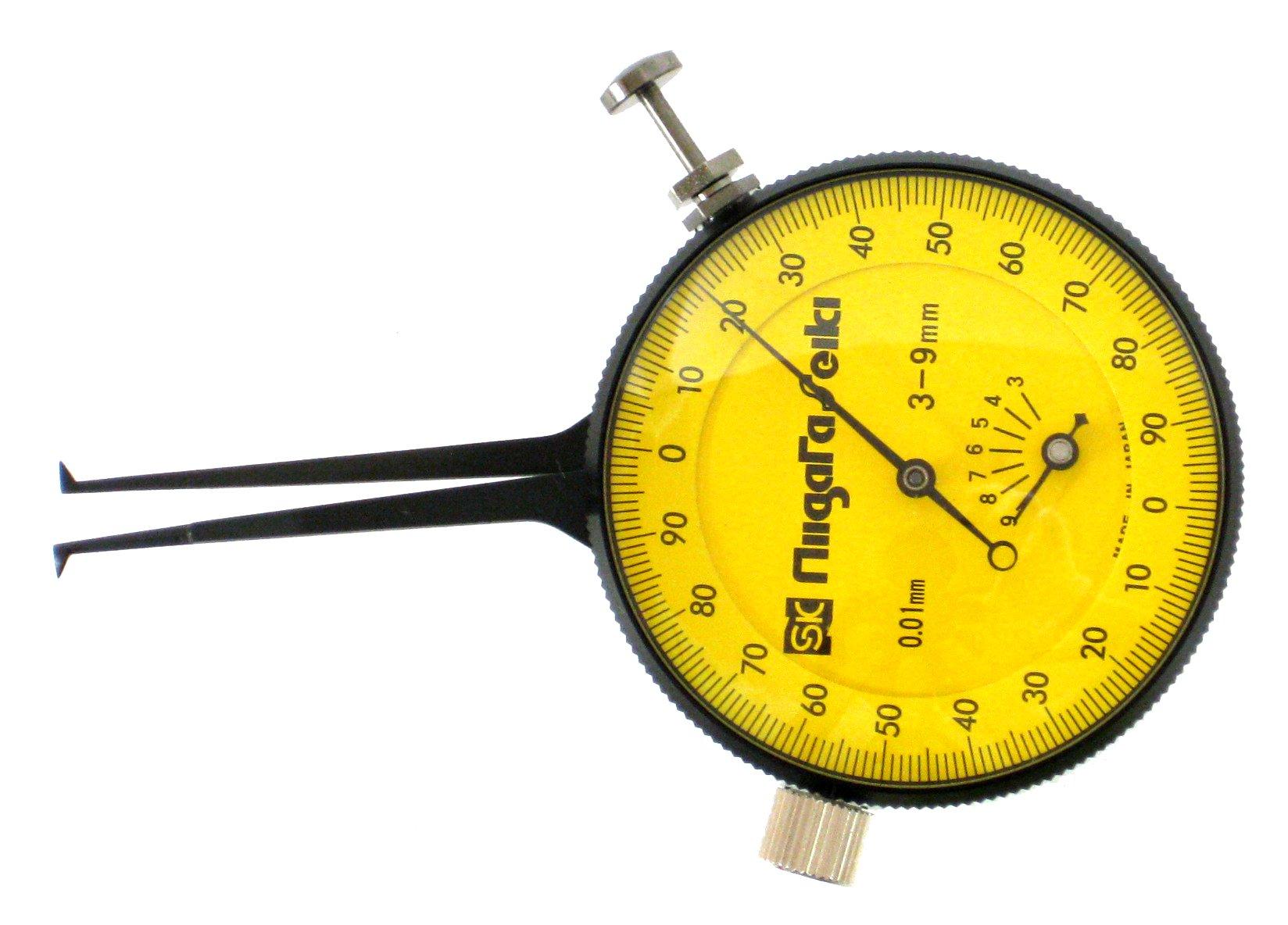 

Niigata Seiki SK Made in Japan Dial Caliper Gauge Inside 3-9mm AI-0