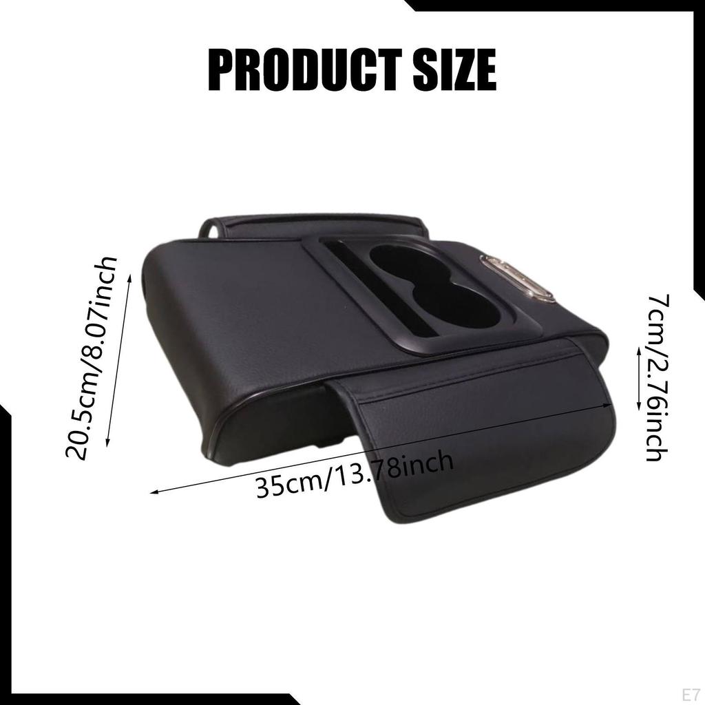 Console Pad Automotive Accessories Universal Armrest Tissue Box Slot for Auto Car