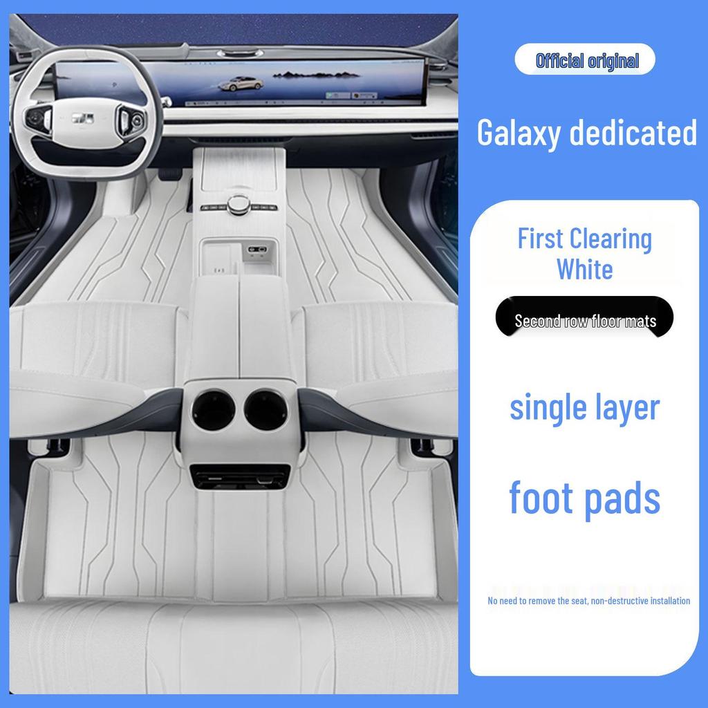 Eco-Friendly Leather Floor Mats for Geely Galaxy E8 – Full Coverage Interior Protection