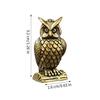Mini Brass Owl Shaped Storage Rack Ornament Cute Animal Sculpture Home Decorations Retro Owl Table Centerpieces Decoration