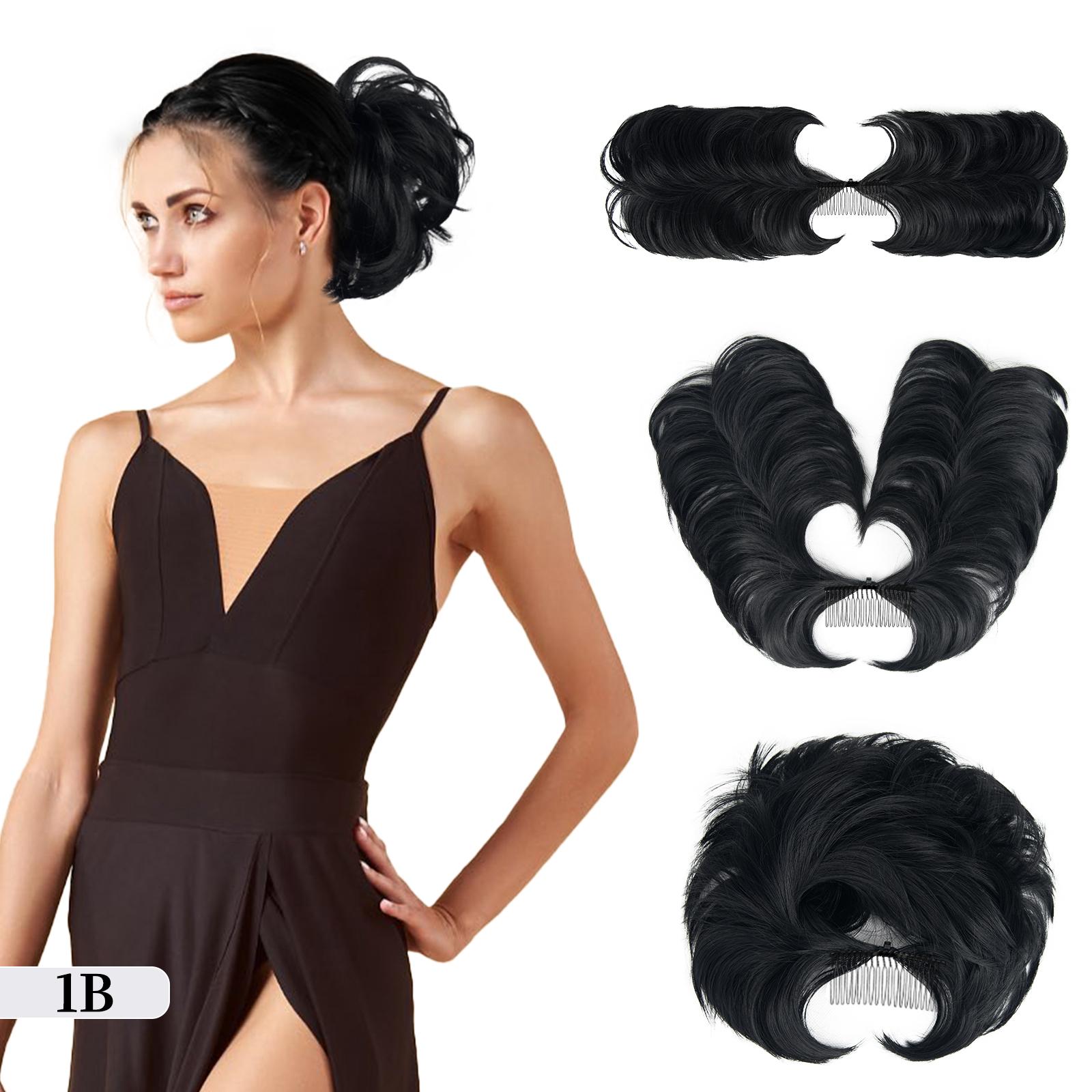 

Синтетические грязные прямые волосы, наращивание пучка, регулируемые гребни для волос, зажим для коротких волос, резинка для волос, шиньон, шиньоны с хвостиком