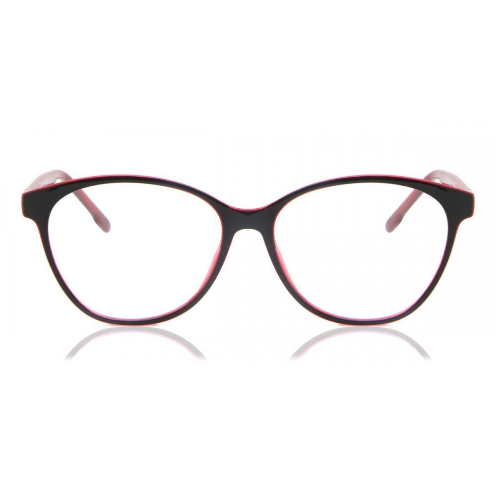 Full Rim Oval Shiny Black Dark Pink Smartbuy Collection Sunny Cp126c Fashion Unisex Eyeglasses