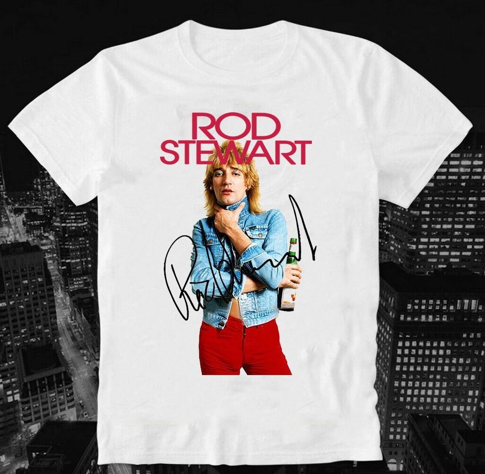 

Rod Stewart 1977 Short Sleeve Cotton T Shirt Unisex All Size S to 2345XL MI433 Unisex T-Shirt L