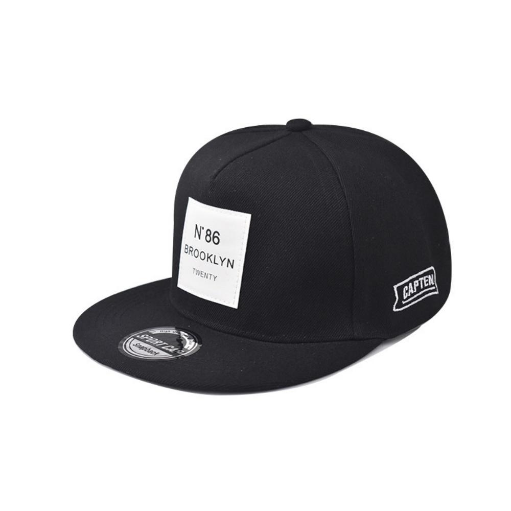 Unisex N.86 Brooklyn Print Label Embroidery Hip-hop Hats Outdoor Flat brim Adjustable Casual Baseball Caps Sunscreen Hat