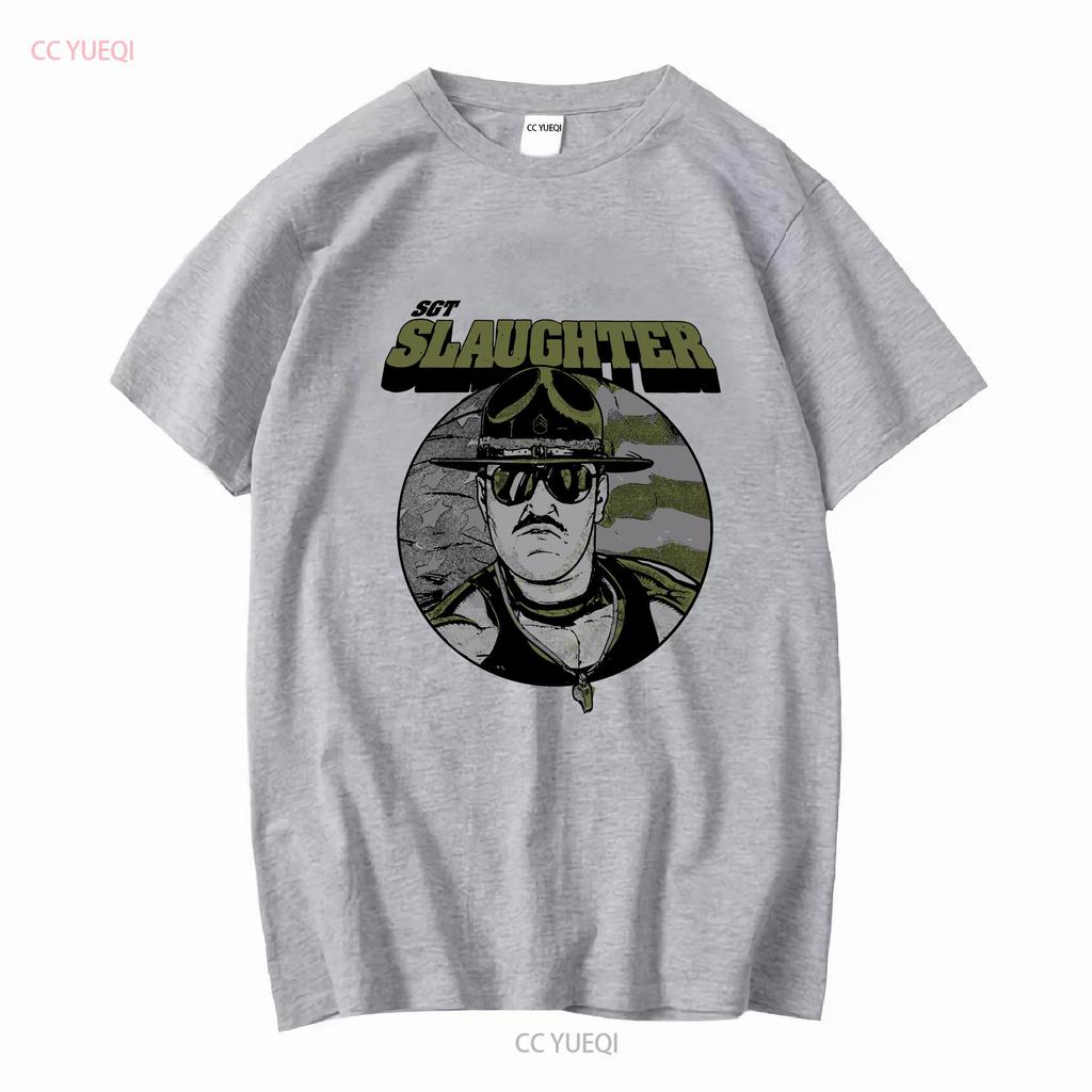 Sgt Slaughter Declare T Shirt S 5XL Vintage Washed Breathable Comfortable Versatile Soft Fashion Slightly Graphic Casual
