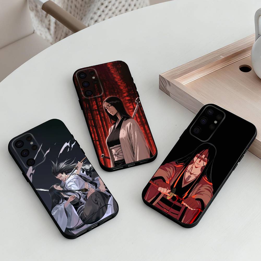 Etui Na Telefon R-Retsu Unohana B-Bleachs Dla Samsung S25,24,23,22,30,21,10,9,Ultra,Plus,Lite,FE,4,5 G Miękkie Czarne Etui