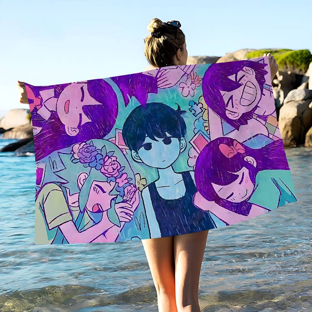 Game Omoris Microfiber Beach Towel Absorbent Quick dry Soft Yoga Swimming Resort Mountain Climbing Towel