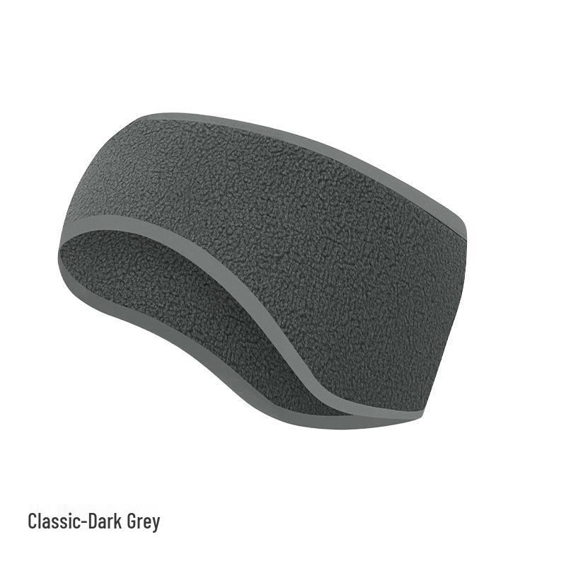 Fleece Warmes Ohrband: Dickes breites Stirnband für Herbst- und Winterradfahren - Winddichte und kältefeste Ohrenschützer.