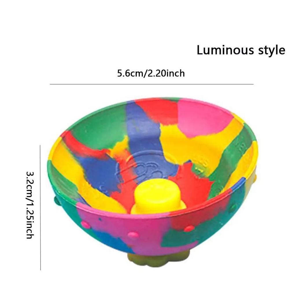 Pcs 1 Camouflage Rubber Popping Bounce Bowls Elastic Hip Hop Jump Fidget Toys Kids Outdoor Sports Stress Easing Birthday Holiday