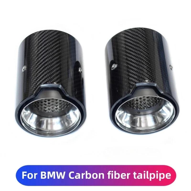 Úprava výfukové koncovky BMW z nerezové oceli a uhlíkových vláken
