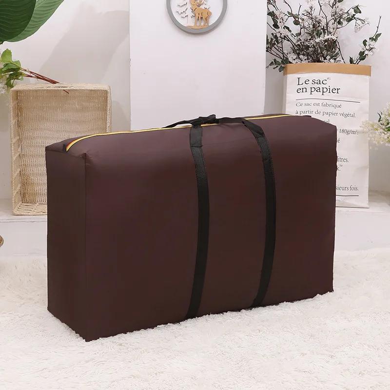 Large Moving Bag With Strong Zipper And Carrying Handle, Storage Bag, Storage Bag For Clothes, Moving Supplies, Space Saving Ext