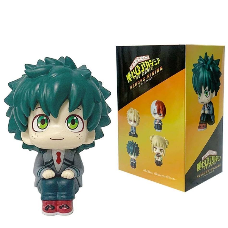10cm boku no hero academy anime figure midoriya izuku action figure bakugo katsuki/todoroki so statuette pvc collection toys
