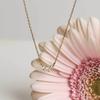 [Sv925] Brilliant Triple Cubic Necklace