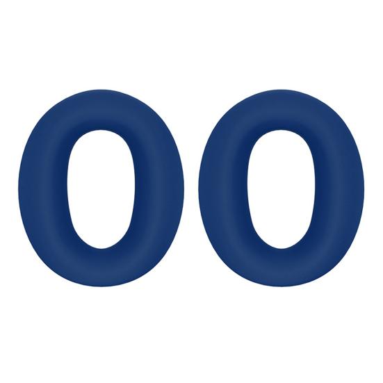 

1 пара защитных чехлов, мягкие силиконовые удобные сменные водонепроницаемые амбушюры для Sony WH-CH720N синий